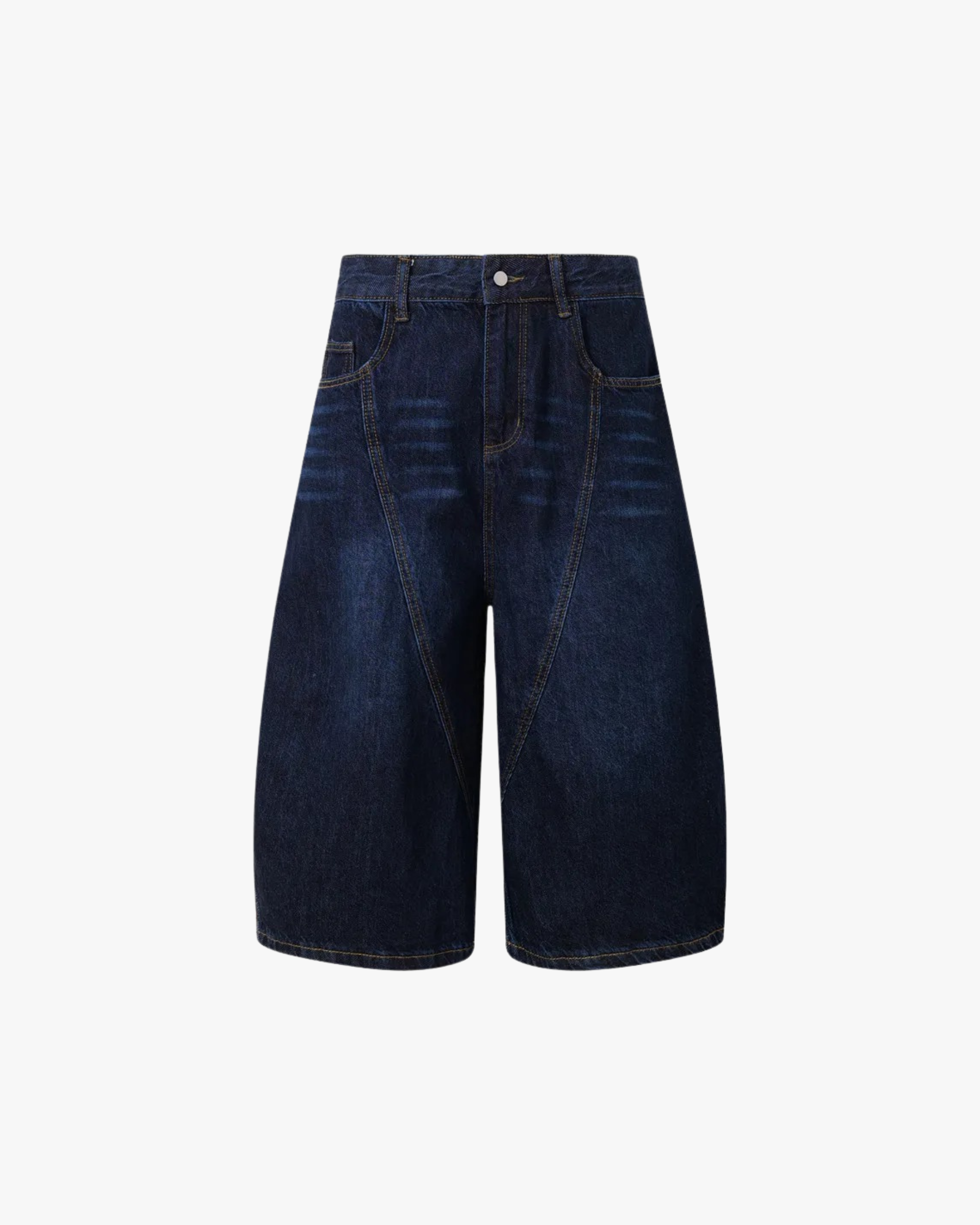 Obsidian Cut Denim Shorts