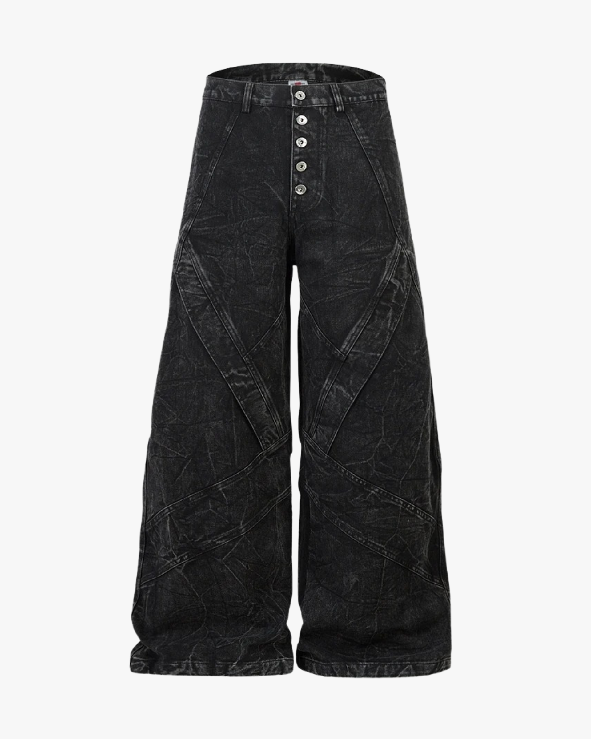 Wraith Stitch Wide-Leg Jeans