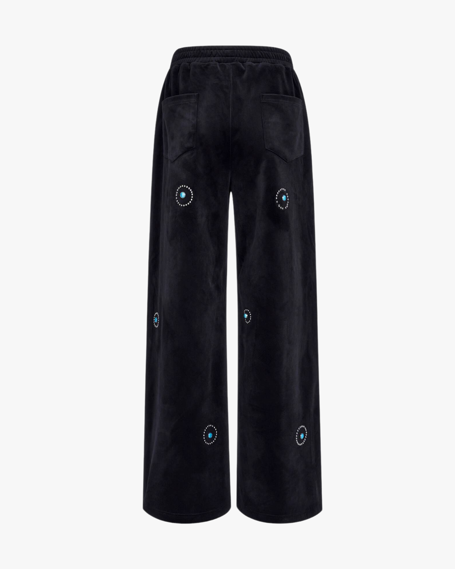Noir Mesa Wide-Leg Sweatpants